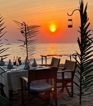 Gorgeous sunset dinners