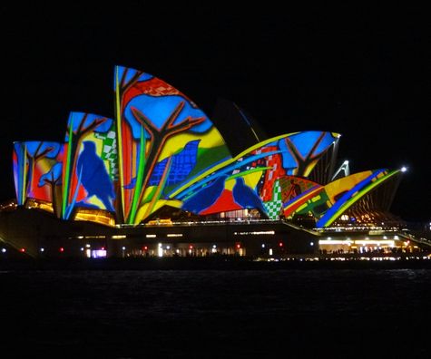 Sydney Opera House during the annual Vivid Festival
