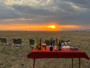 A sundowner is always a welcome way to celebrate the end of the day!