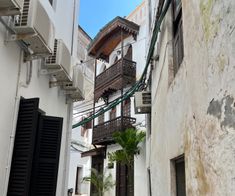 The Old Town of Zanzibar, filled with narrow streets and carved doors