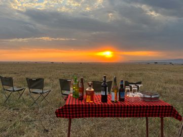 A sundowner is always a welcome way to celebrate the end of the day!